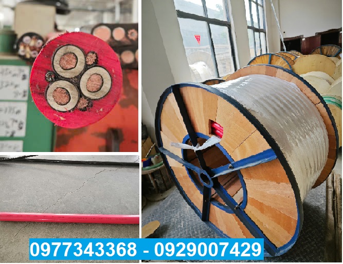 Cáp trung thế LST 46400312D 3*35+2*25/2+12FO có sợi quang